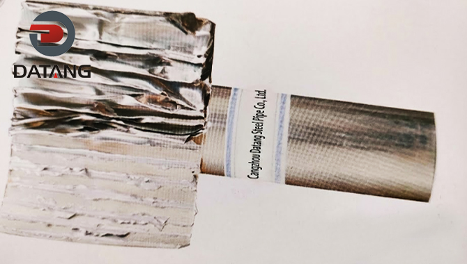 Destructive testing of internally finned tubes