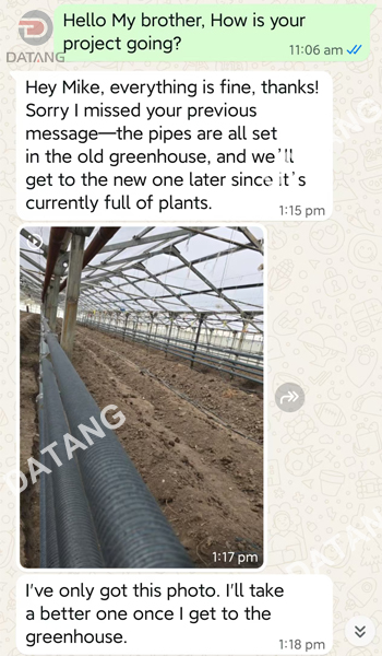 Feedback from a Georgian client regarding galvanized finned tubes
