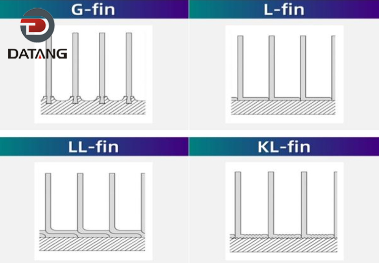 Comparison of G-type embedded and L-foot finned tube structures Comparison of G-type embedded and L-foot finned tube structures
